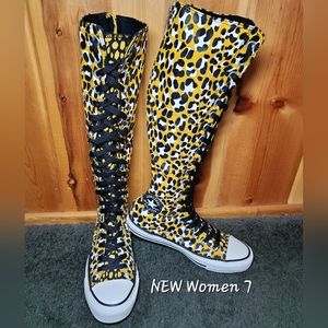 NEW RARE Converse All Star Knee High XX-HI Women 7
